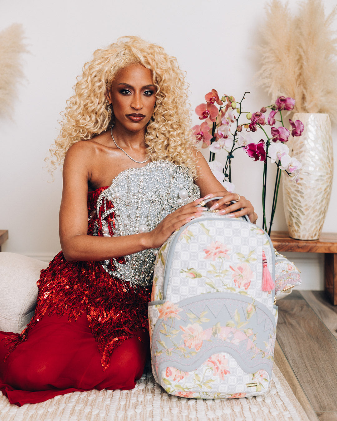 A.I. AFRICAN INTELLIGENCE ELEGANT ENERGY BACKPACK - SANDFLOWER COLLAB