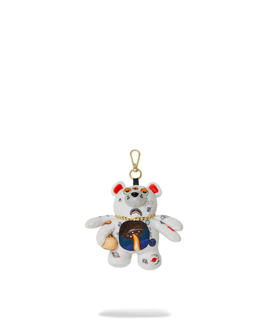 SPACED OUT BEAR KEYCHAIN