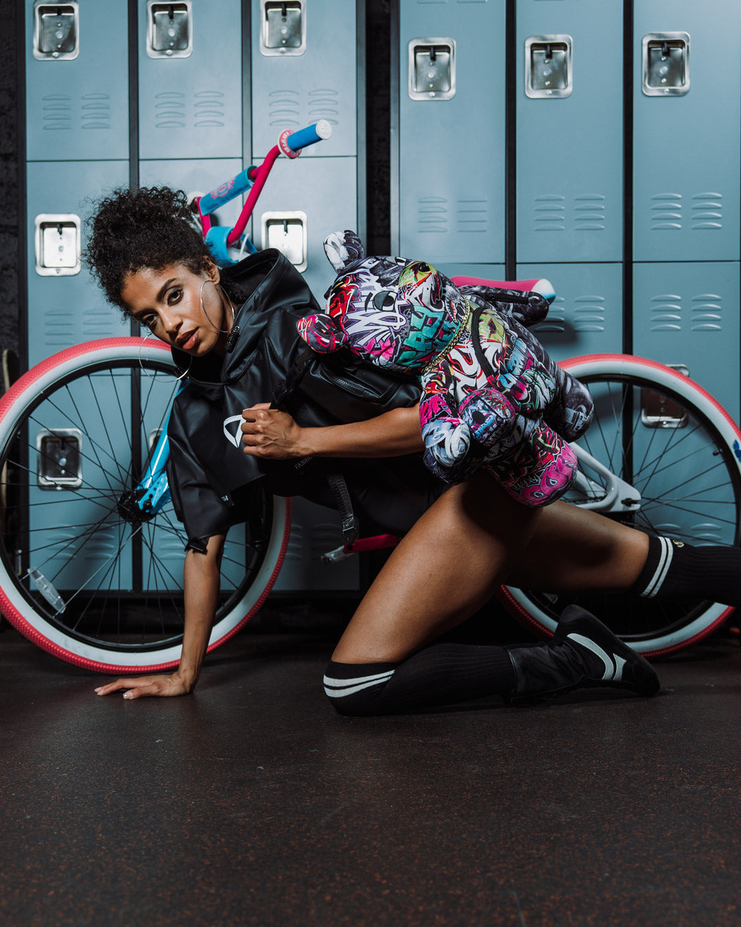 NEW CITY ANDROID MONEYBEAR TEDDYBEAR BACKPACK