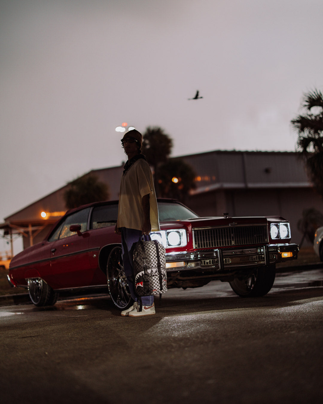 SCRIBBLE DRIBBLE CHECK HILLS BACKPACK