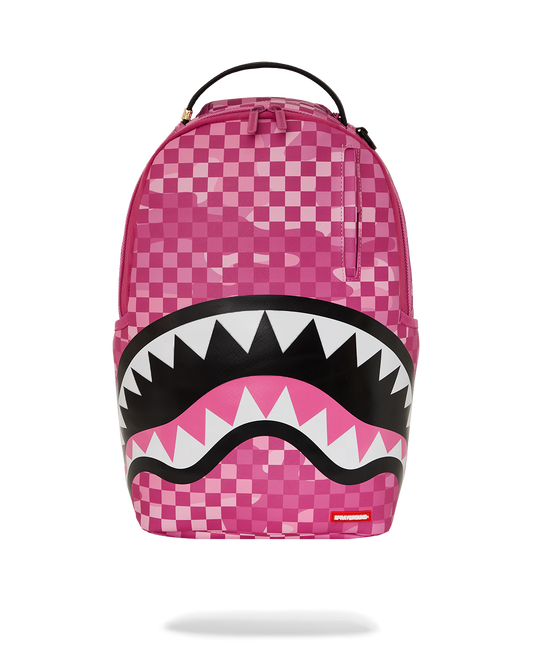 PINK CAMOCHECK BACKPACK
