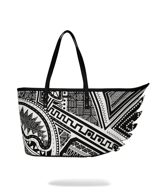 A.I. AFRICAN INTELLIGENCE THE SKYHAWK WING TOTE - SANDFLOWER COLLAB