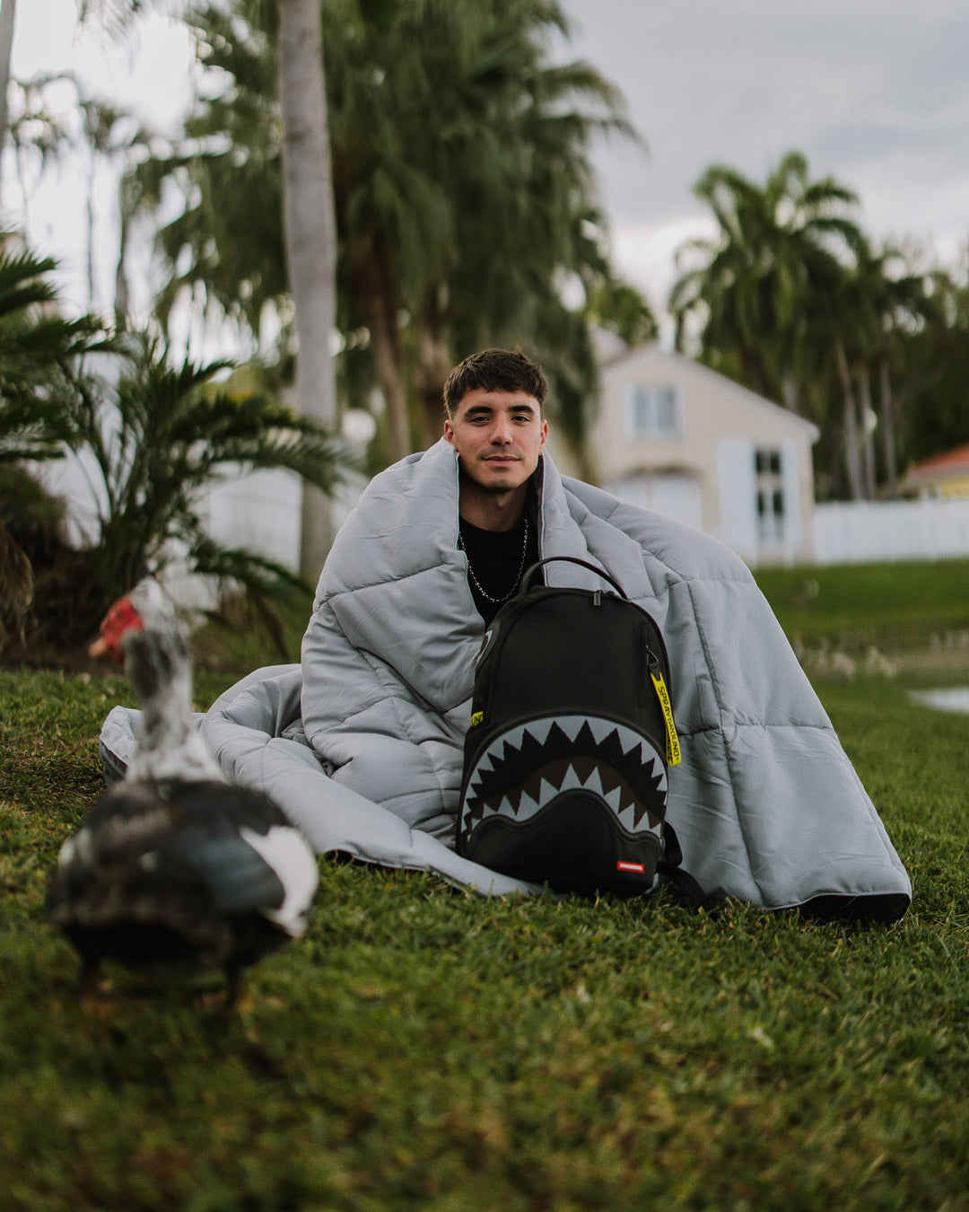 SHARK CENTRAL PARACHUTE DLX SATIN BACKPACK