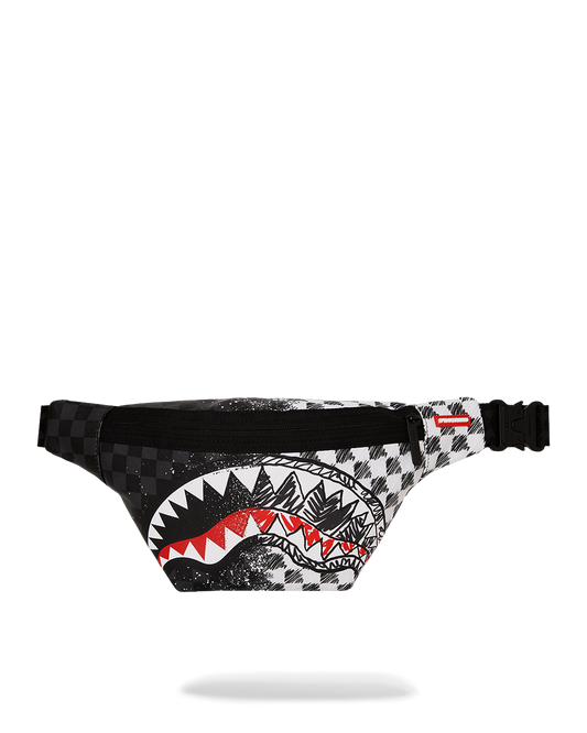 SCRIBBLE DRIBBLE CHECK SAVVY CROSSBODY