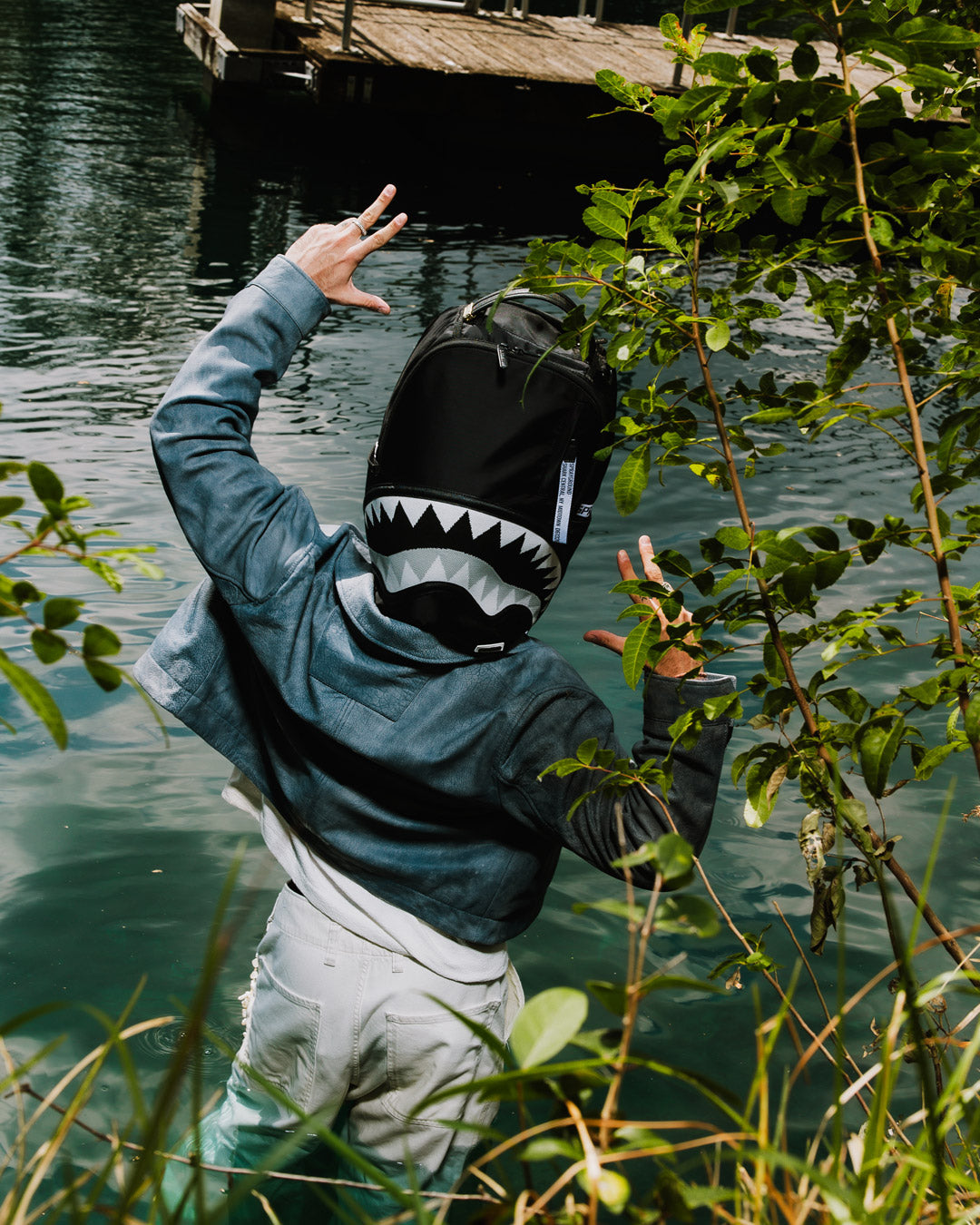 SHARK CENTRAL DANGER ZONE BACKPACK